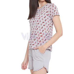 Ropa de verano Ropa informal Camiseta de mujer Conjunto corto Ropa de verano más vendida Conjunto doble para damas en precio barato Servicio OEM - Product Image 4