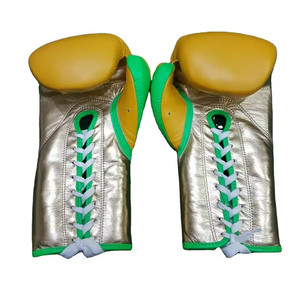 Lace up Professional Leather Boxing Gloves Professional Lace up Boxing Gloves for Training Sparring & Competition Gloves - Product Image 2