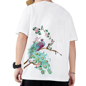 Camiseta bordada de mejor diseño para hombre Tallas grandes Color personalizado 100% Material de algodón con logotipo frontal-Precio razonable - Product Image 4