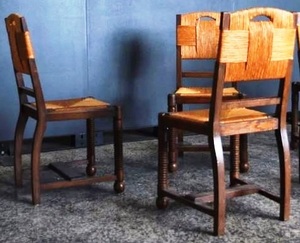 Chaises de salle à manger vintage de luxe chaise de cuisine en bois moderne haute qualité teck chêne bois rotin osier Offre Spéciale maison bureau parc salle de sport - Product Image 5