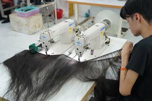 ผมคนจากเวียดนามผมดิบแบบลอนธรรมชาติผมคนแท้100% เวียดนาม - Product Image 6