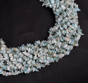 Larimar naturel puces non coupées pépites irrégulières perles puces de pierres précieuses bleues brutes pour la fabrication de bijoux fournitures de bricolage - Product Image 3