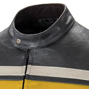 Chaqueta de Motocicleta de Cuero de Alta Calidad para Hombre, Invierno 2025, Transpirable, Diseño de Manga Larga, Colores Personalizables, Servicio OEM con Logotipo - Product Image 5
