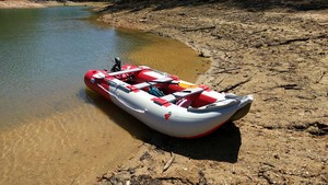 Kayak inflable de 12 pies para pesca, canoa inflable tierna con suelo de aire - Product Image 4