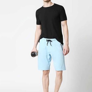 Shorts de sport pour homme - Tissu polaire écologique à séchage rapide, taille haute avec cordon de serrage, style décontracté pour la gym et le fitness - Product Image 4