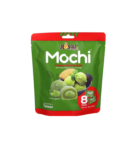 ROYALFAMILY Mochi Mini con Sabor a Matcha Latte Cremoso, 40g, 5.5g de Grasa Saturada por 100g, para una Textura Cremosa y Rica, Venta al por Mayor - Product Image 3