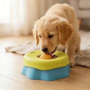 Silicone Cross-border Pet <b>Cat</b> and Dog Supplies Slow Feeding Bowl - Product Image 1