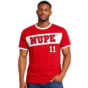 T-shirt en jersey premium Kappa Alpha Psi à manches courtes avec lettres grecques et design Nupe 11 pour un usage décontracté, universitaire et pour les jours de match - Product Image 1