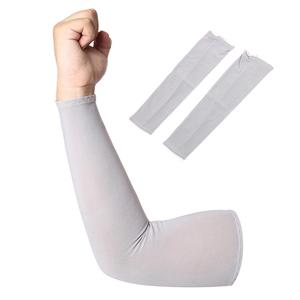 Manchons de bras athlétiques unisexes en coton Spandex, protection UV, sans couture, écologiques, séchage rapide, respirants, pour le sport, les activités de plein air et le cyclisme - Product Image 3
