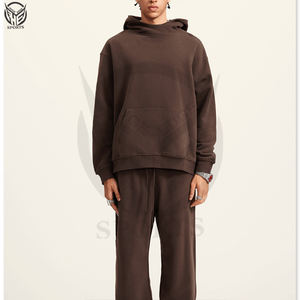 Venta al por mayor de lujo personalizado peso pesado hombres Sudadera con capucha de punto de gran tamaño 100% algodón 500gsm francés Terry ecológico de secado rápido No - Product Image 6