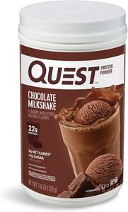 Quest Nutrition Chocolate Milkshake <b>Protein</b> Powder, 22g <b>Protein</b>, 2g Net Carbs, 1g Sugar, Low Carb, 1.6 Pound, 24 Servings - Product Image 2