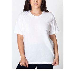 <b>Women's</b> Summer Cotton T-Shirts Short-Sleeved Round-Neck Solid Color Print <b>Tight</b>-Fitting Base Size Ladies From BD - Product Image 3