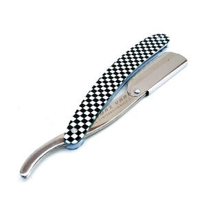 Navaja de Afeitar Plegable para Hombre, Profesional, de Acero Inoxidable, con Diseño Exclusivo para Barberías, Salones y Afeitado de Precisión - Product Image 1