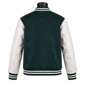 Chaqueta Universitaria Personalizada para Hombre y Mujer, Chaqueta de Béisbol de Lana y Poliéster, Chaqueta Letterman, Fabricante Mayorista OEM ODM - Product Image 2