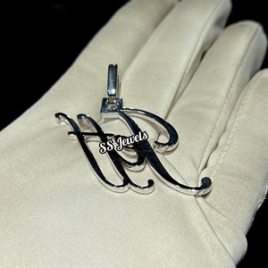 สร้อยคอเพชรมอยส์ซาไนต์สไตล์ฮิปฮอปสั่งทำพิเศษสร้อยคอจี้เงิน VVS ของขวัญสำหรับเธอ - Product Image 2