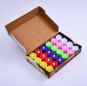 Juego de Velas LED Ecológicas sin Llama que Funcionan con Batería, en Caja de Regalo - Product Image 1