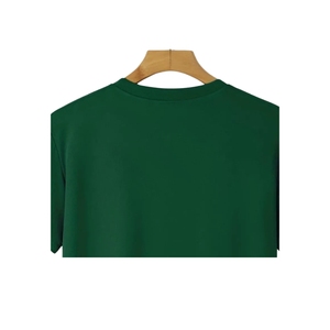 T-shirt Homme Grande Taille Personnalisable avec Logo Brodé de Haute Qualité, Manches Courtes, Respirant, Écologique, Uni, Couleur Foncée - Product Image 6