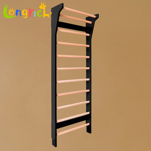 Escalera sueca de madera para montar en la pared, gimnasio en casa, escalera de gimnasia, barra sueca de pared, gimnasio familiar en interiores - Product Image 2