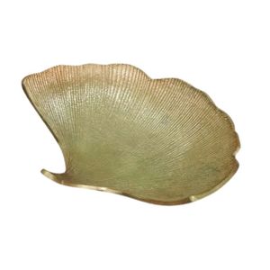 Plateau de service fait main écologique en aluminium de couleur argentée plat décoratif forme irrégulière rectangulaire accent de maison en gros - Product Image 5