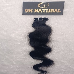 Extensions de cheveux humains non traités Remy brésiliens Eau naturelle et vague profonde Bundle pour femmes - Product Image 5