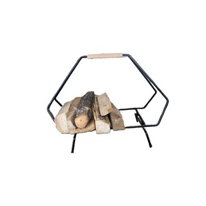 Porte-bûches en fer autoportant extérieur tendance pour stocker des bûches coupées dans le jardin ou l'arrière-cour couleur de forme de taille personnalisée - Product Image 5