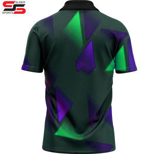 Chemises polo de golf pour hommes à col, impression intégrale par sublimation, 100% polyester, logo de designer personnalisé - Product Image 4