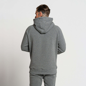 Sweat à capuche de luxe pour hommes, style Hip Hop, avec impression en relief, 100% Coton, coupe ajustée, en molleton épais, streetwear, pour l'hiver, type survêtement - Product Image 2