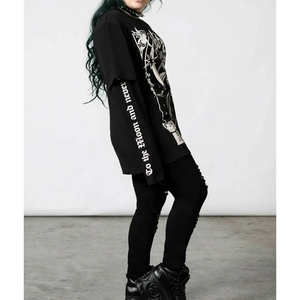 Camiseta de Doble Capa Personalizada para Hombre, Camisetas con Estampado Gráfico de Alta Calidad, 100% Algodón, Camiseta de Manga Larga de Doble Capa Gruesa - Product Image 6