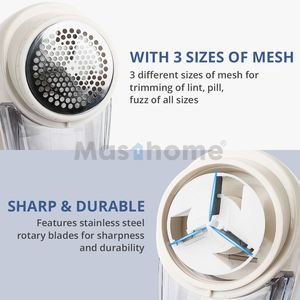 Quitapelusas Eléctrico Ajustable con Cuchillas de Acero Inoxidable, USB, Seguro para Suéteres, Ropa, Eliminador de Bolitas de Plástico - Product Image 4