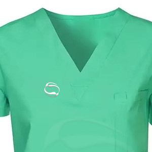 Ensembles uniformes d'infirmière en polyester spandex de grande taille pour le personnel hospitalier - Product Image 2