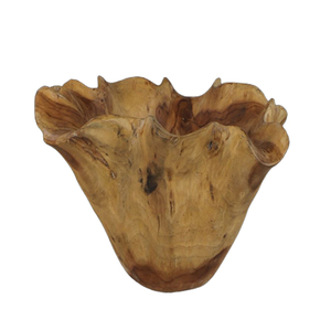 Tazón de madera tallada con raíces, tazón hecho a mano de madera Natural auténtica para servir dulces, accesorios de cocina, hoteles y restaurantes - Product Image 5