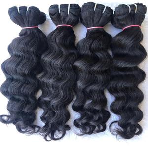 Extensiones de Cabello Humano Virgen Indio de la Mejor Calidad, Color Negro Liso, Sin Enredos ni Caída, de Proveedor de Templo - Product Image 4
