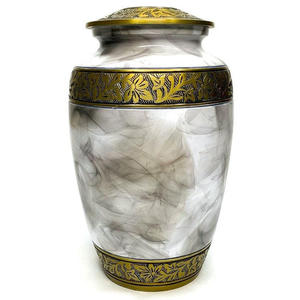 Urnes funéraires en métal, urne funéraire élégante et décorative pour les cendres humaines, élégant souvenir commémoratif, approvisionnement en vrac OEM - Product Image 1