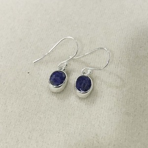 Nouveauté Fabulous Look Bleu Saphir En Gros 925 Boucle D'oreille En Argent Sterling Bleu Saphir Bijoux 925 Boucles D'oreilles En Argent Sterling - Product Image 4