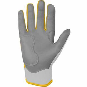 Gants de frappeur de baseball à manchette courte, ajustables et confortables, en cuir de vachette de qualité supérieure, à prix de gros et sur mesure - Product Image 2