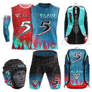 Ensemble de tenues de football américain 7v7, kit complet 2026, séchage rapide, respirant, antibactérien, anti-UV, sans manches, personnalisable pour toute équipe - Product Image 1