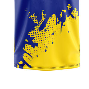 Camiseta de Fútbol Profesional 7v7 Unisex, Logotipo Personalizado Impreso en la Parte Delantera, 100% Poliéster, Secado Rápido, Transpirable, Cuello Redondo sin Mangas - Product Image 5