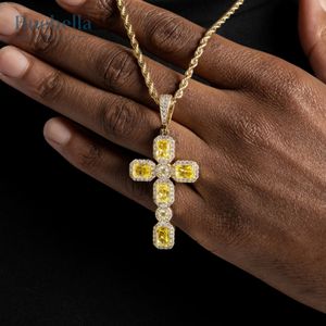 Hot Sale 925 Silver 18k <b>Gold</b> Plated Box <b>Chain</b> Catholic Jewelry Cross Necklaces <b>for</b> <b>Women</b> - Product Image 4