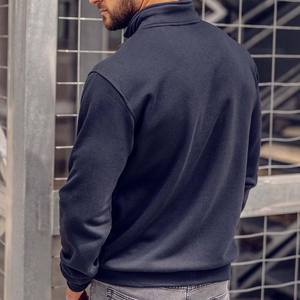 Winterwear Custom Slim Fit Zip Fleece Pullover Sudadera con capucha para hombre - Product Image 2