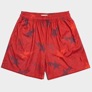 Pantalones cortos de playa de malla de poliéster de verano ecológicos personalizados OEM al por mayor pantalones cortos de verano sólidos bolsillos de sublimación pantalones cortos de playa - Product Image 5