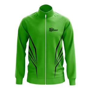 Trendy <b>Aesthetic</b> Rugby Jackets Oversized Fit Modern Full Zip Training Gear With Customized Size and <b>Logo</b> - Product Image 1
