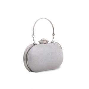 Pochette argentée P15071 pour femme - Product Image 2