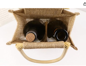 Eco-friendly Jute Tote Bag for <b>Women</b> Custom Logo <b>Large</b> Capacity Handcarrying Fashion <b>Handbag</b> Zipper Water Resistant Different - Product Image 3