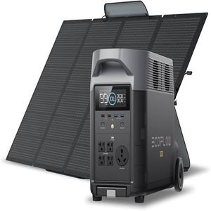 NOUVEAU FAV FlowsDELTA Pro + Panneau solaire au lithium-ion 400W, station d'alimentation portable, US 12004 - Product Image 1