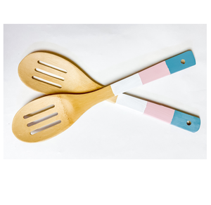 Cuillère en bois Cuillère imprimée en bois naturel et émail écologique Ensemble de couverts personnalisés Logo personnalisé Meilleure qualité - Product Image 6