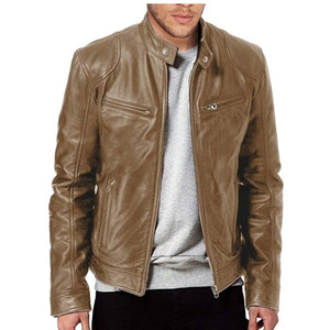 2024 Premium Comfortable Wholesale New Fashion Design Men <b>Racing</b> Wear Leather <b>Jacket</b> With Full Sleeves - Product Image 4