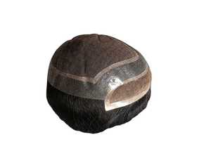 Bangladesh Taz Hair 100% Densité Remy Grade Perruque de toupet pour hommes avec base de peau Styles indiens crépus droits et vagues profondes - Product Image 2