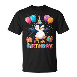 Maglietta promozionale per la festa dei pinguini di compleanno - Product Image 1