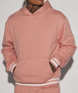 100% coton 330gsm sweats à capuche pour hommes femmes confortable pour l'hiver brodé imprimé Logo surdimensionné Fit à capuche - Product Image 1