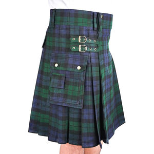Vente en gros Kilt traditionnel écossais pour hommes Kilt écossais classique pour hommes Taille réglable avec tissu de qualité supérieure - Product Image 3